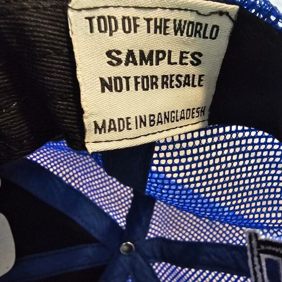 Vintage University of Florida Gators Strapback Hat Cap Blue UF NCAA Spellout Y2K - Picture 8 of 8